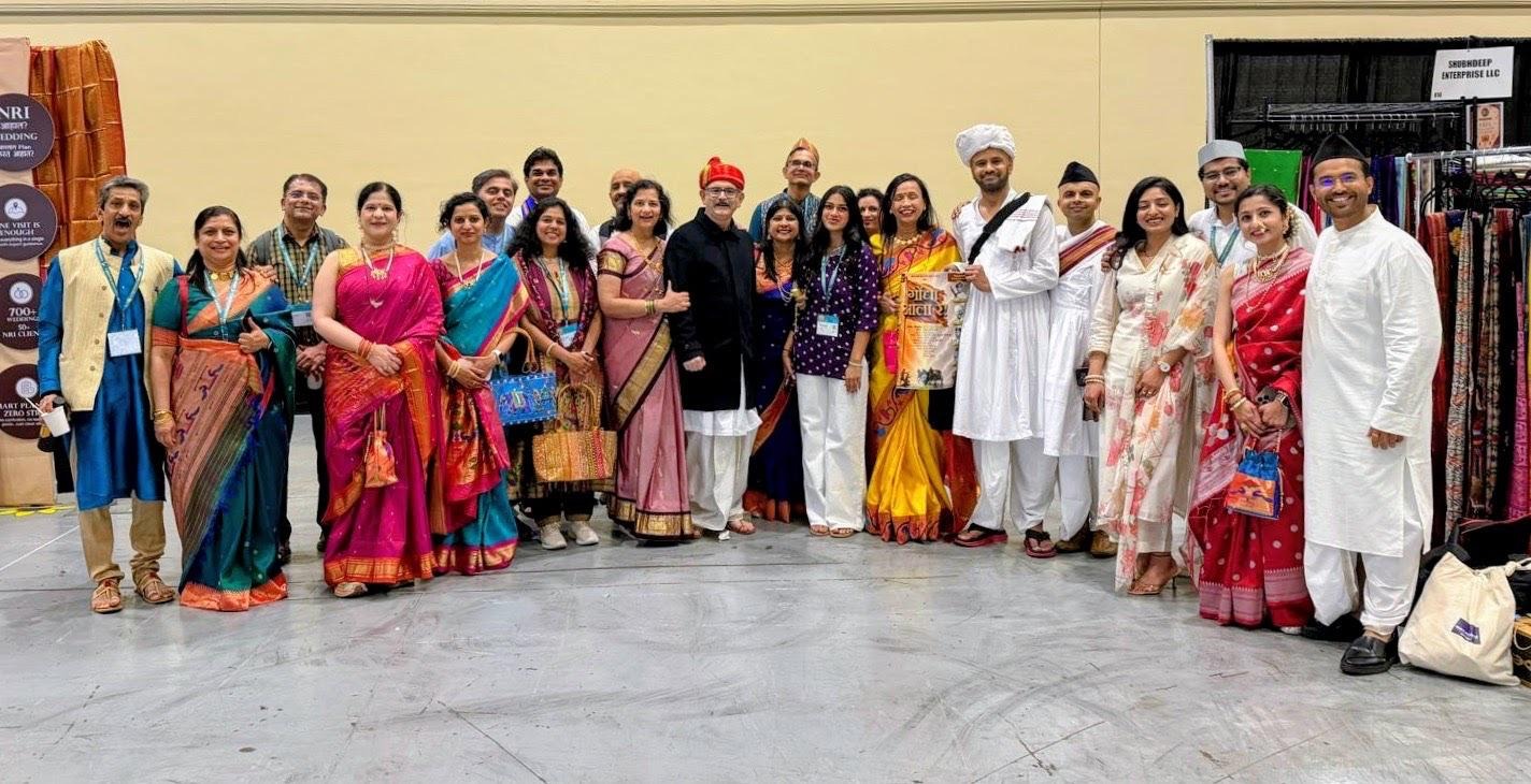 The group together after Gondya Ala Re at BMM 2026 in Seattle